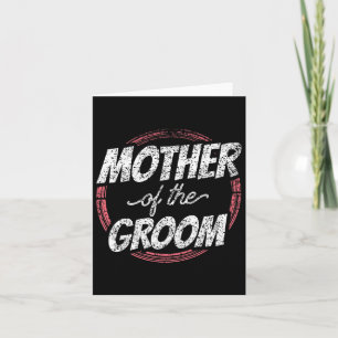 Mutter der Groom Wedding Party Bachelor Mama Mama Karte