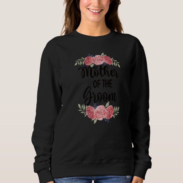 Mutter der Groom Wedding Party Dusche Mama Sweatshirt (Vorderseite)