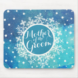 Mutter der Groom Winter Hochzeit | Mousepad