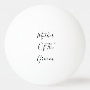 Mutter der Groomhochzeiten Elegantes Geschenk Guns Tischtennisball