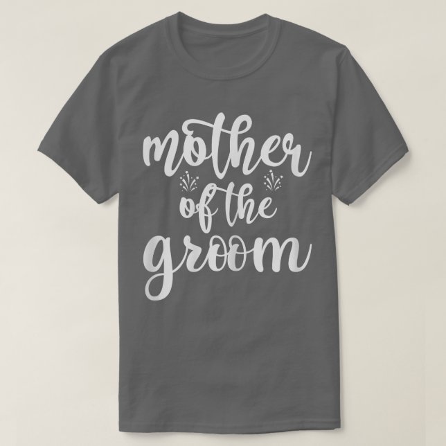 Mutter der Groommatching Wedding und Ba T-Shirt (Design vorne)