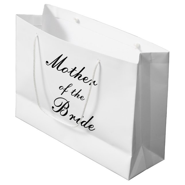 Mutter der großen Bride-Geschenktasche Große Geschenktüte (Vorderseite Schrägansicht)