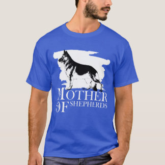 Mutter der Hirten Hundebesitzer-Geschenkfamilie T-Shirt