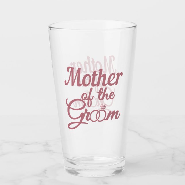 Mutter der Hochzeitsfamilie der Groom Glas (Vorderseite)