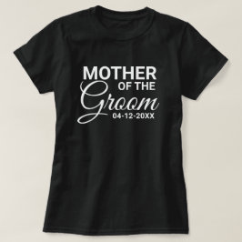 Mutter der Hochzeitsfamilie der Groom T-Shirt