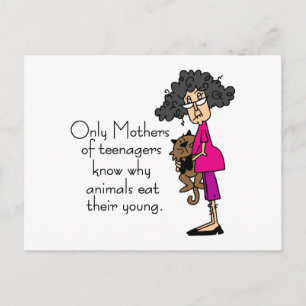 Mütter der Jugendlicher Postkarte