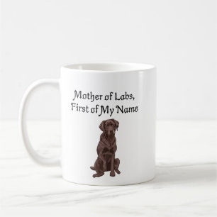 Mutter der Labrador, Vorname Kaffeetasse