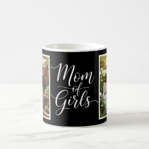 Mutter der Mädchen Elegantes modernes Skript 2 Fot Kaffeetasse
