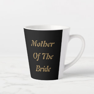 Mutter der Mama Gold Black Elegant Geschenk Milchtasse