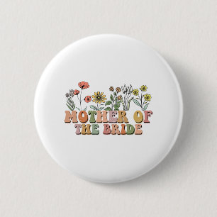 Mutter der Mama Retro Junggeselinnen-Abschied W Button