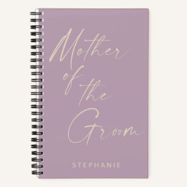 Mutter der Minimalistischen Lilac Custom Notizbuch