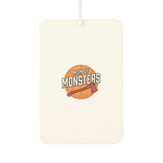 Mutter der Monster Vintage Basketball-Mutter Desig Autolufterfrischer (Vorderseite)