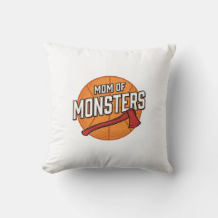 Mutter der Monster Vintage Basketball-Mutter Desig Kissen