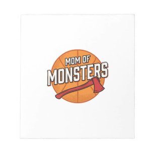 Mutter der Monster Vintage Basketball-Mutter Desig Notizblock