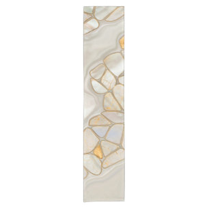 Mutter der Perlen- und Goldzellen Abstrakt Kurzer Tischläufer