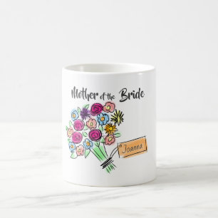 Mutter der Personalisierten Blume der Braut Tasse