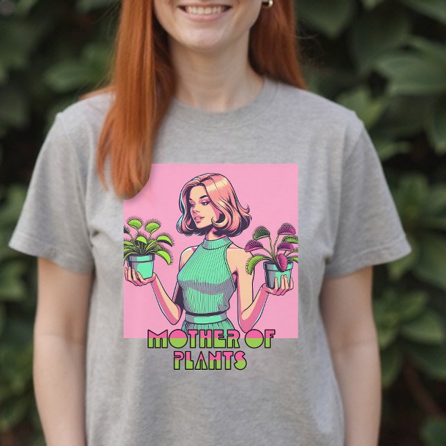 Mutter der Pflanze Venus Flytrap Pop Art T-Shirt (Mother of Plants Venus Flytrap Pop Art T-Shirt)