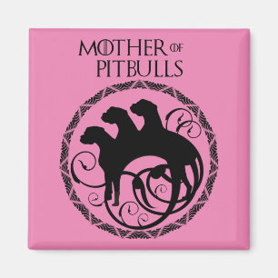 Mutter der Pitbullen Magnet