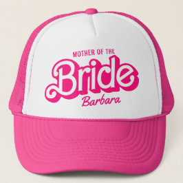 Mutter der rosa Bachelorette-Braut Truckerkappe