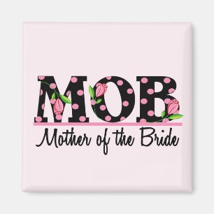 Mutter der Tulpe-Beschriftung der Braut-(MOD) Magnet