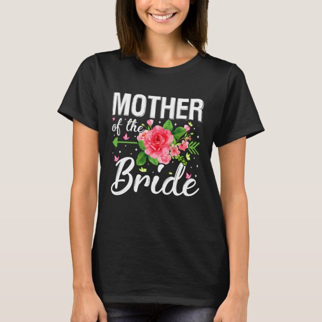 Mutter der Verlobung Hochzeit Mutter Da T-Shirt (Vorderseite)