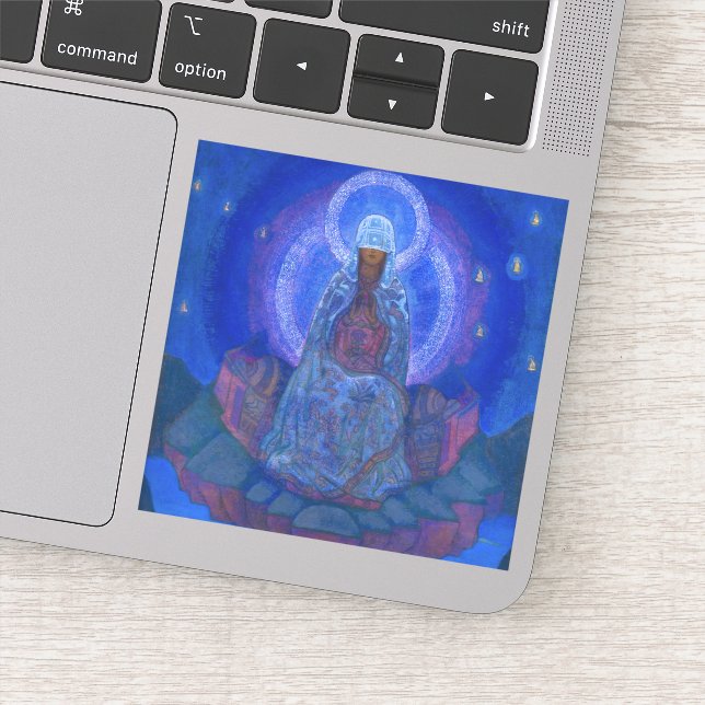 Mutter der Welt, 1924 von Nicholas Roerich Aufkleber (Detail)