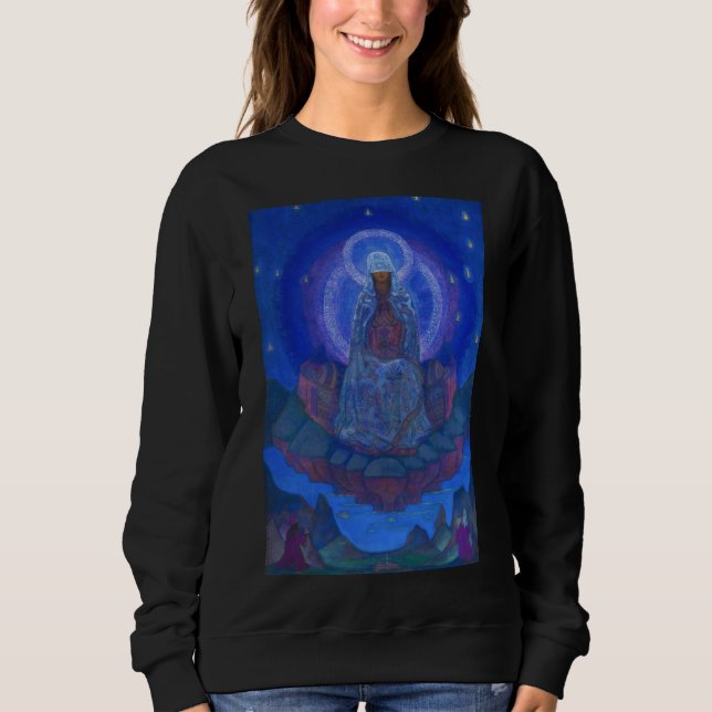 Mutter der Welt, 1924 von Nicholas Roerich Sweatshirt (Vorderseite)