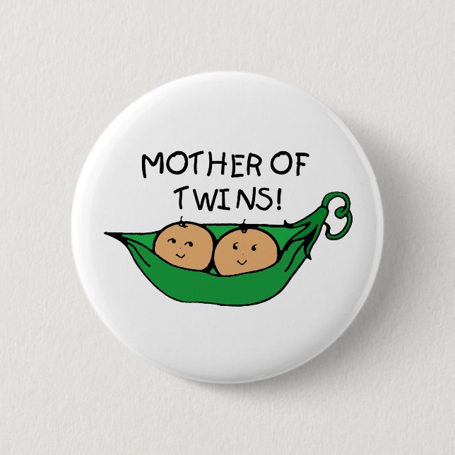 Mutter der Zwillings-Hülse Button (Vorderseite)