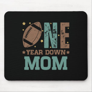 Mutter des 1-jährigen Fußballs Erstes Jahr Down Ge Mousepad