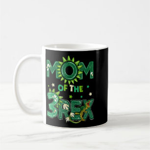 Mutter des 3. Geburtstags T-Rex Geburtstag Dinosau Kaffeetasse