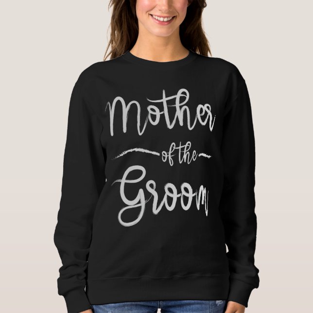 Mutter des am Boden gleichenden Brautparty Sweatshirt (Vorderseite)