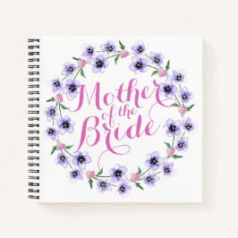 Mutter des Blumenkommentators Notizbuch