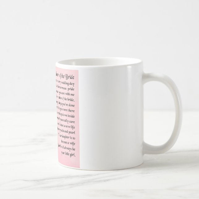 Mutter des Braut-Gedichtes - Rosen Tasse (Rechts)