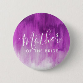 Mutter des Braut lila Kunst Hochzeit Button