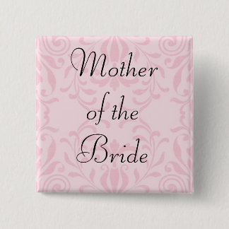 Mutter des Braut-Rosa-Knopfes Button