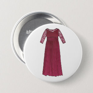 Mutter des Brautgrooms Hochzeitsparty Gown Dress Button