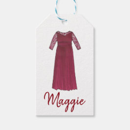 Mutter des Brautgrooms Hochzeitsparty Gown Dress Geschenkanhänger