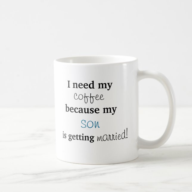 Mutter des Bräutigam-Geschenks Tasse (Rechts)