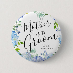 Mutter des Bräutigams   Carolina Bloom Wedding Button