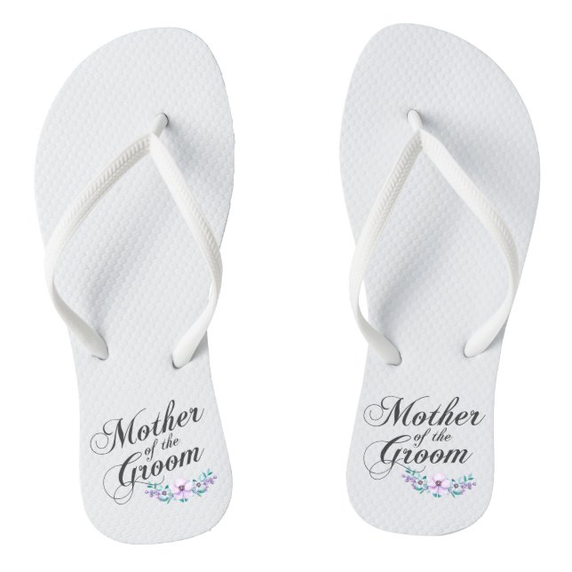 Mutter des Bräutigams, der | Wedding ist, drehen Flip Flops (Fußbett)