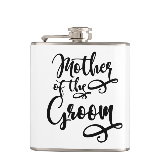 Mutter des Bräutigams Flachmann (Vorderseite)