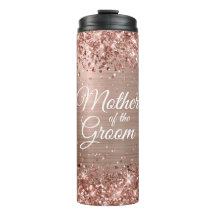 Mutter des Bräutigams Glitzernde Rose Gold Glamour
