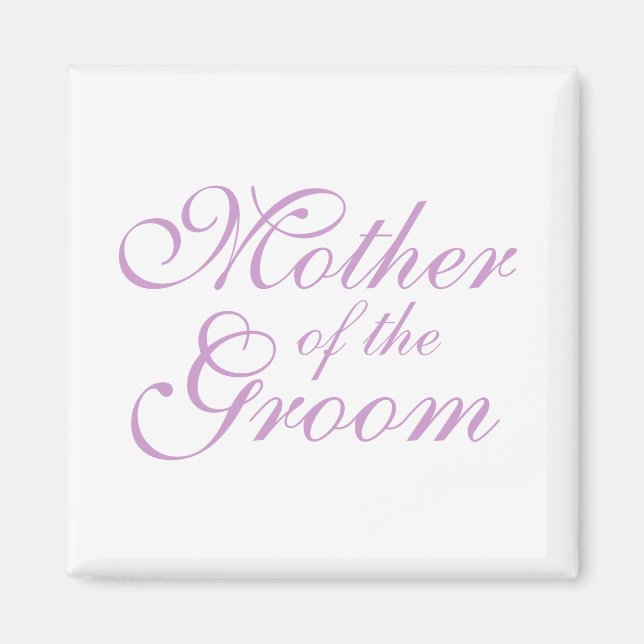 Mutter des Bräutigams Magnet (Vorne)