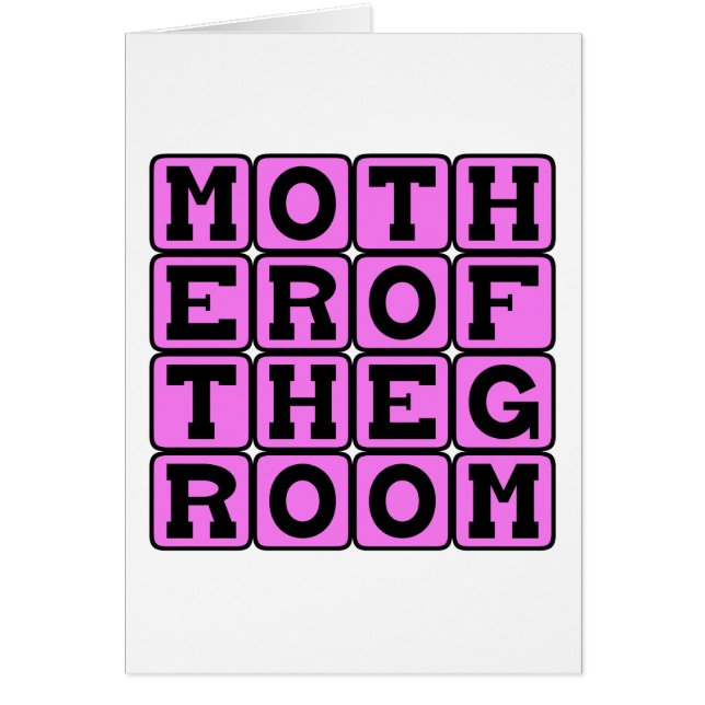 Mutter des Bräutigams, Mitglied der Hochzeitsparte (Vorne)