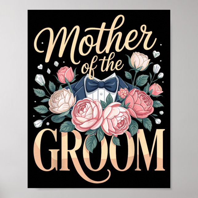 Mutter des Bräutigams Mutter Mama  Poster (Vorne)