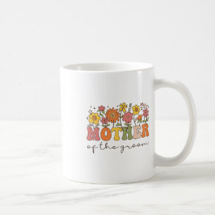 Mutter des Bräutigams Wildblumen Floral Junggesell Kaffeetasse