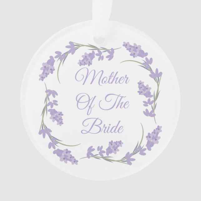Mutter des Brautlavenders Ornament (Vorderseite)