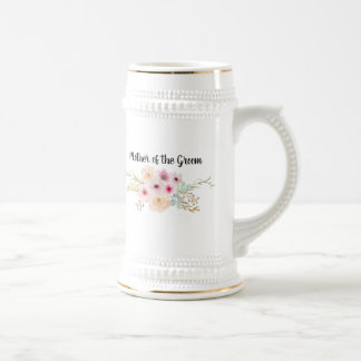 MUTTER DES Brautparty "Watercolor floral" Bierglas