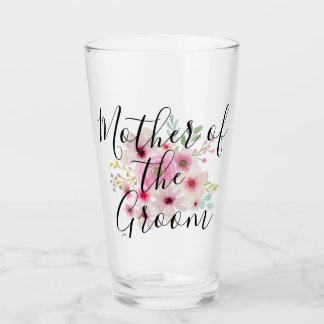MUTTER DES Brautparty "Watercolor floral" Glas