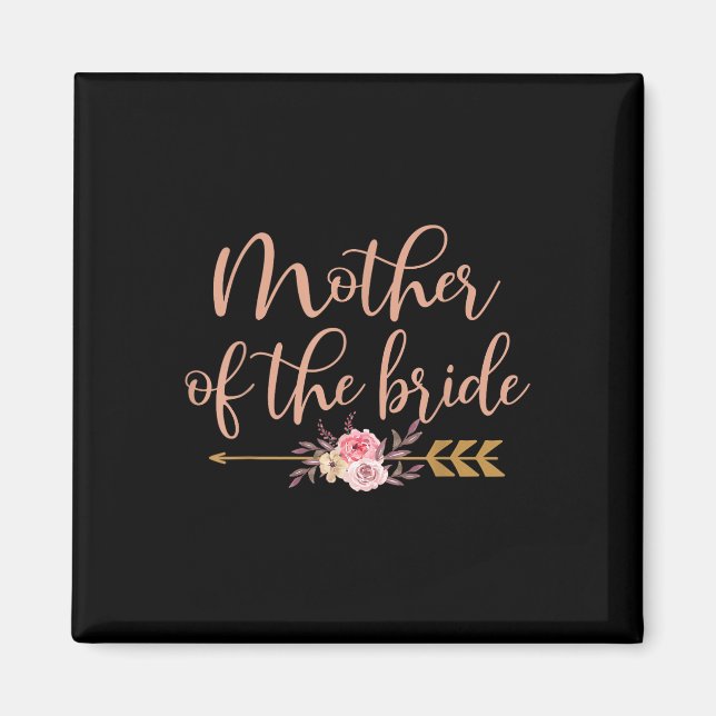 Mutter des Bride-Brautparty-Geschenkes Hochzeitsfe Magnet (Vorne)